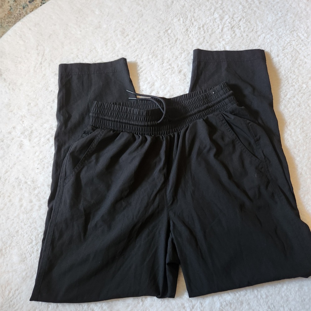GapFit Women's Black‎ Athletic Lounge Pants Drawstring Waist Size Small